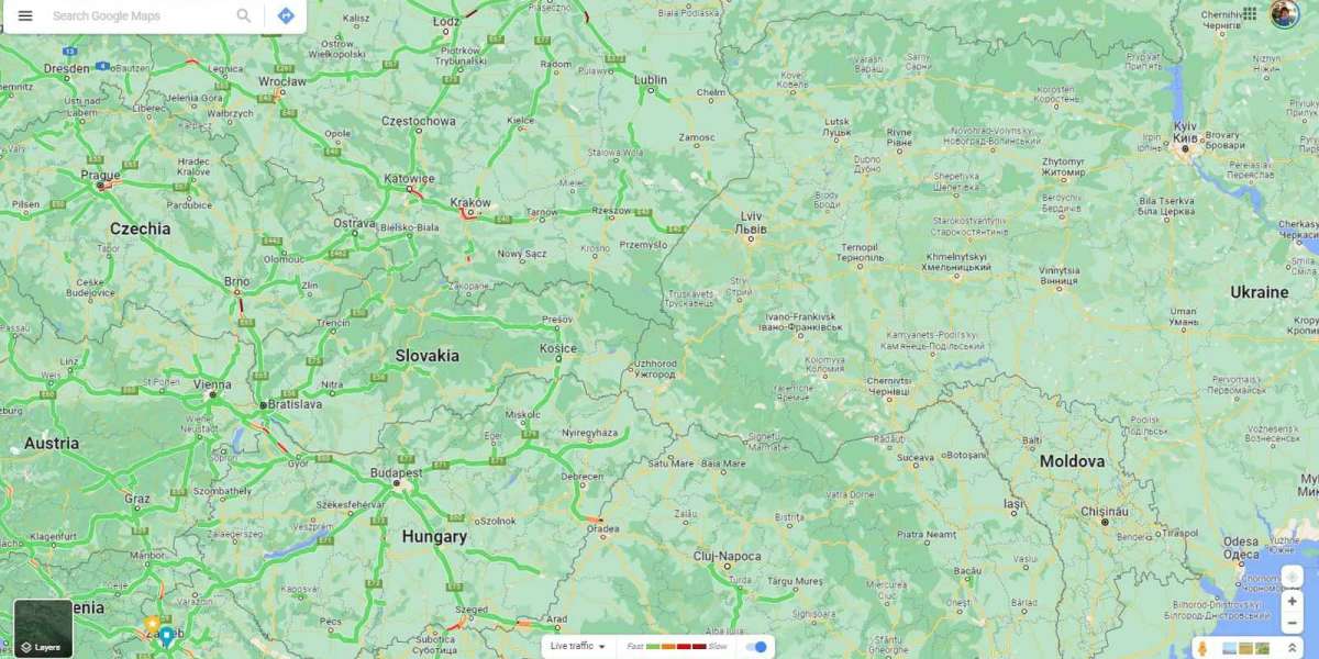 In Ukraine, Google has discontinued the tracking of traffic on its maps.