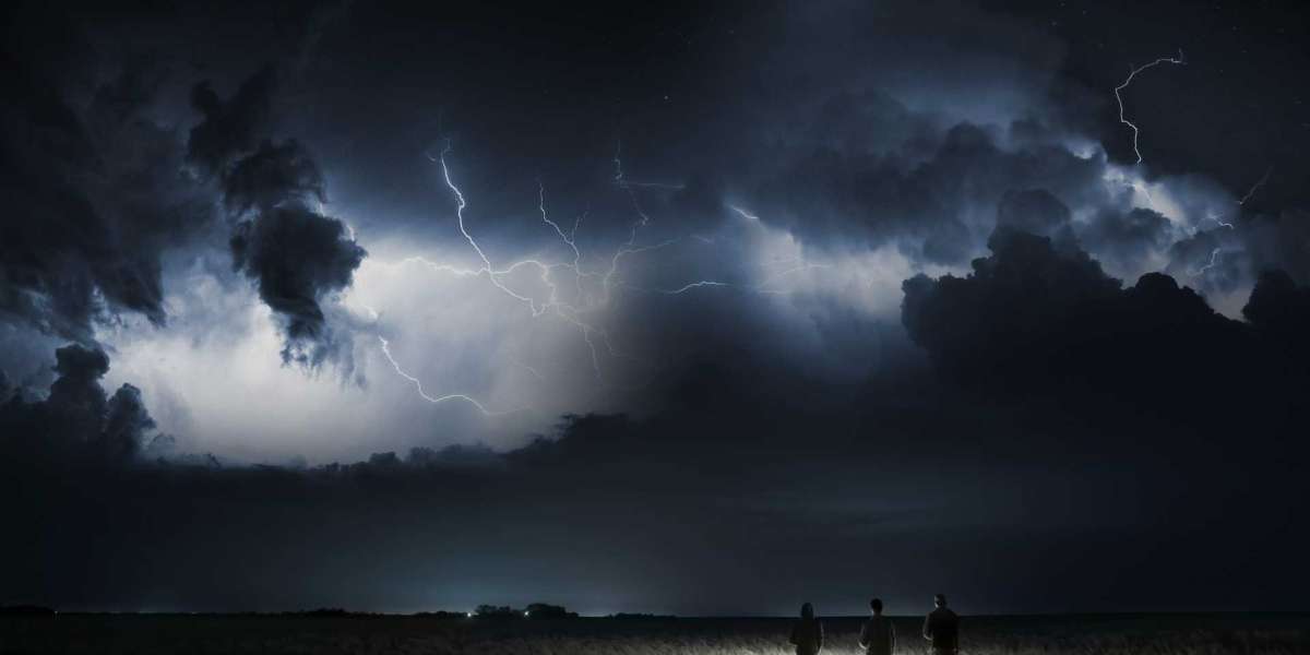 When a human body is struck by lightning, what happens?