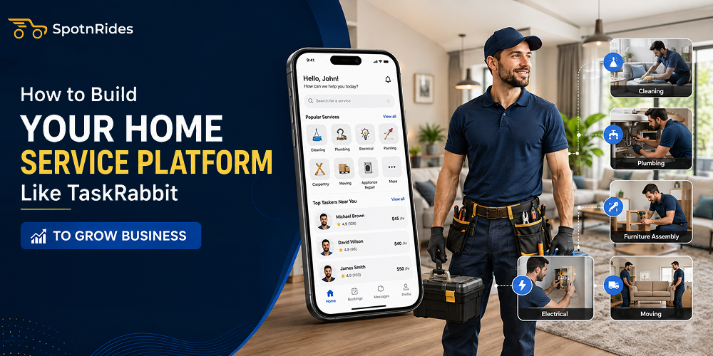 How to Build An App Like TaskRabbit to Scale Home Service Business